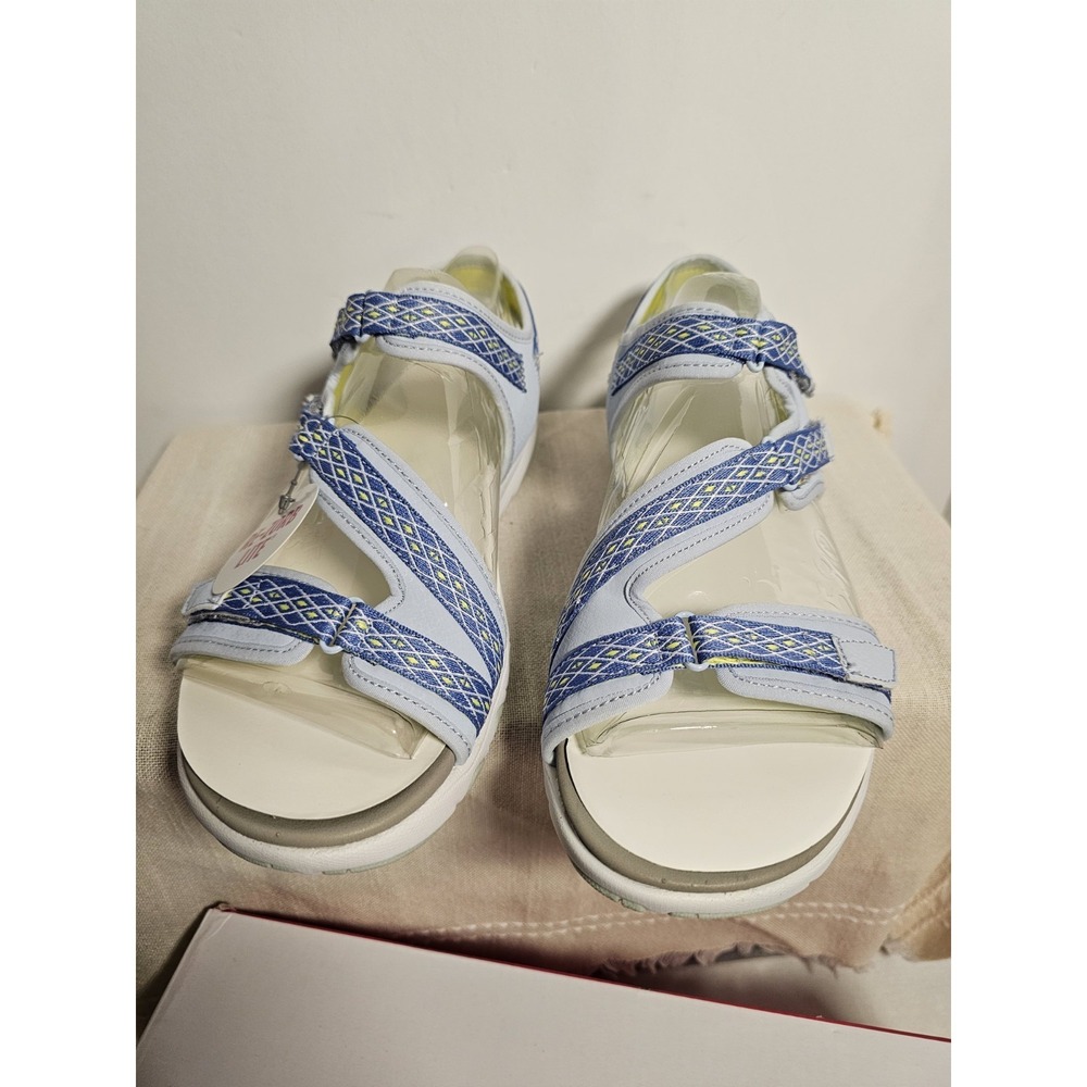Ryka Women's Blue Design Comfort Loop Straps Sandles 8.5W - Picture 2 of 5